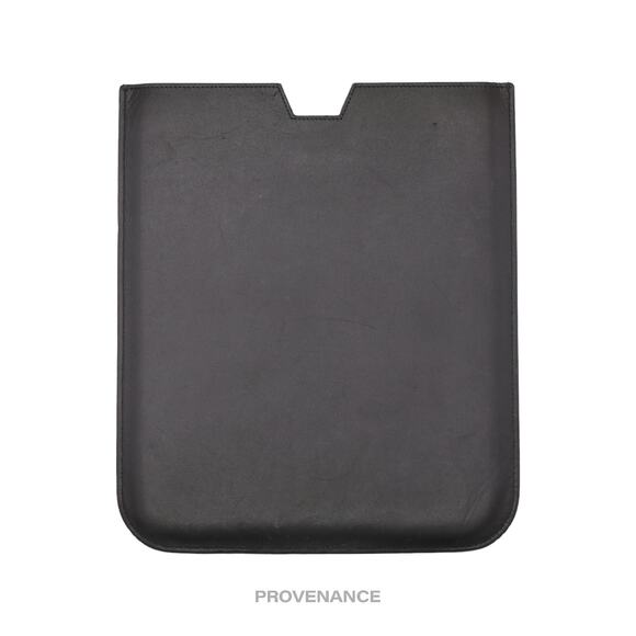🔴 Saint Laurent Paris SLP iPad Case - Studded Black Leather - Picture 2 of 7